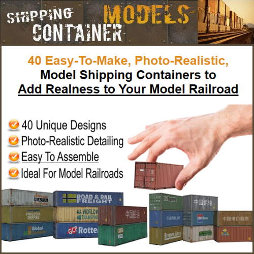 Shipping Containers for Model Trains